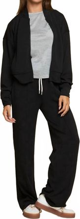 Fundamental Coast Later On Long Sleeve Jacket In Black