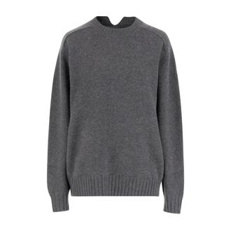 Carven Kn313 Crew Neck Jumper - - Knitwear - Donna - Grigio - M