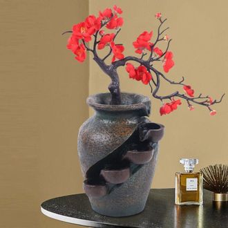OEM Desktop Vase Fontaine DEau Fontaine DInt&eacute;rieur Cascade D&eacute;coration 30 X 18 X 40 Cm