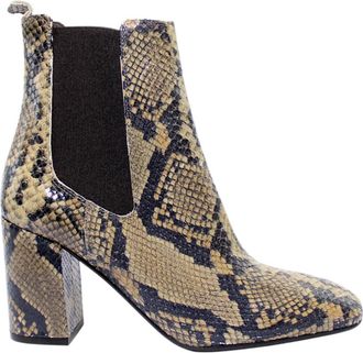 Carmens Danka Cuoio - Dames - Laarzen met Hak - Bruin - 36 EU - Denim - Schoenen