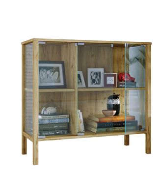 VCM Escaparate De Cristal Del Aparador De Jensol Con El Vidrio 80x87x35 - Vcm