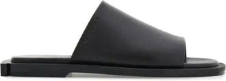 Ferragamo Damien Sandalen - Heren - Sandalen - Zwart - 42 EU - Leer - Schoenen
