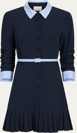 Cinq &agrave; Sept Lucilla Stripe Shirting Dress