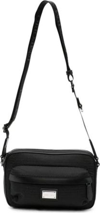 Emporio Armani Nylon Crossbody Tas - Heren - Schoudertassen - Zwart - ONE Size - Nylon - Tassen