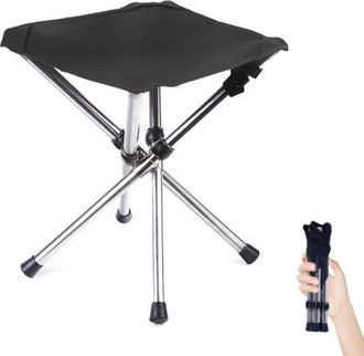 OEM Taburete De Camping Ultraligero Y Plegable, Silla Port&aacute;til De Acero Inoxidable, Capacidad De Carga De 108 Kg, Picnics Y Pesca