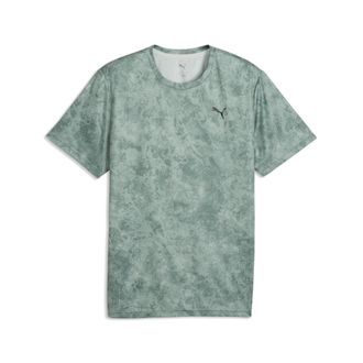 Puma T-shirt con stampa Train All Day Essentials da uomo, Accessori, Verde, 3XL
