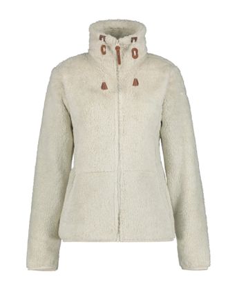 Icepeak Fleecejacke ICEPEAK ICEPEAK COLONY, Damen, Gr. XXL, powder, Obermaterial: 100% Polyester, normal, Jacken Fleecejacke, sportlicher Stil, f&uuml;r vielseitig