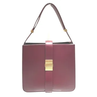 Bottega Veneta Bordeaux Leather Tote Bag (Pre-Owned)