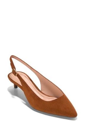 Cole Haan The Go-To Jocelyn Slingback Pump in Ch Tobacco Suede at Nordstrom Rack, Size 7