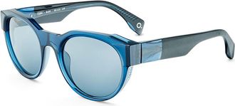 Etnia Barcelona Cuba Polarized BLBK Mens Sunglasses Blue Size 53