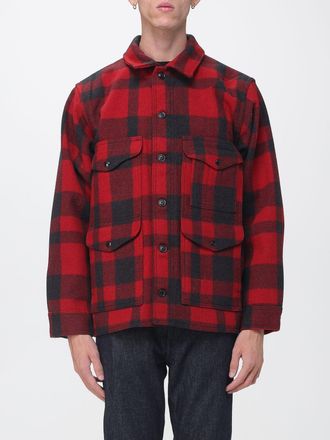 Filson Giacca camicia utility in lana con tasche a toppa e colletto a rever