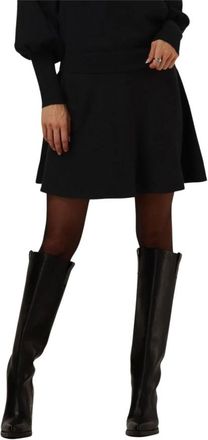Y.A.S Y.a.s, Rokken, Dames, Zwart, L, Elegante Gebreide Rok voor Vrouwen