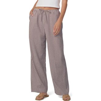 Joe's The Lounge Pants in Macchiato Gingham at Nordstrom, Size X-Large