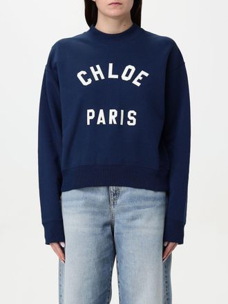 Chlo&eacute; Sweatshirt CHLO&Eacute; Woman color Blue