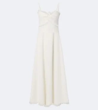 Oscar De La Renta Tweed midi dress