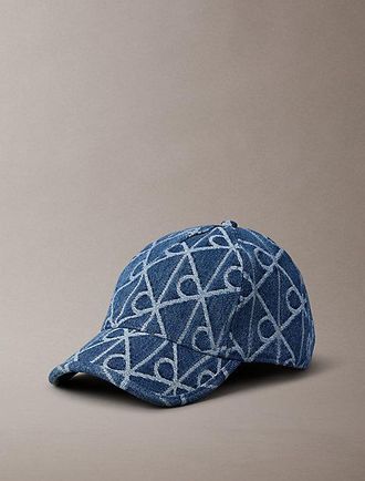 Calvin Klein Gorra denim jacquard con logo