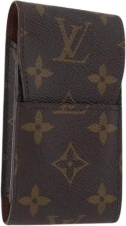 Louis Vuitton Pre-owned Accessories, female, Brown, Size: ONE SIZE Pre-owned Cigarette Case