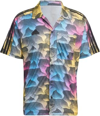 adidas Tiro Allover Print Mesh Resort Shirt Asia Sizing Multi-Color IP3784
