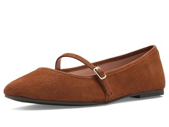 Cole Haan Yelena Maryjane Ballets Womens Flat Shoes Tobacco Suede : 10.5 B - Medium, Nylon
