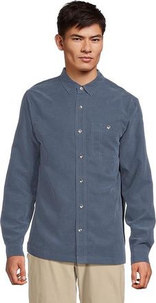 Royal Robbins Mojave Pucker Long Sleeve Mens Jacket Collins Blue : 2XL, Modal/Polyester/Tencel