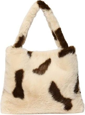 Studio Noos luiertas Faux Fur Cow ecru/brown