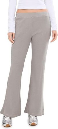 Mod-o-doc Long Flair Slouch Pants Womens Clothing Silver Frost : XS, Cotton/Modal