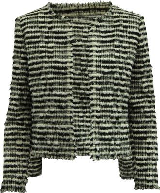 Iro Iro Emotion Tweed Jacket in Black Wool