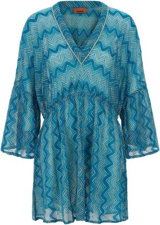 Missoni Knitted Dresses, female, Multicolor, XS, Knitted Dress