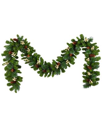 National Tree Company 9Ft X10in Crestwood Gold Spruce Garland