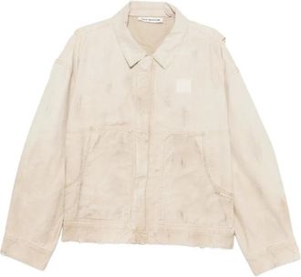 Cole Buxton Dirty Carpenter Jacket - male - Cole Buxton - Denim Jackets - Beige - L - Jackets