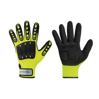 Elysee Guantes Resistentes Talla 9 Amarillo Brillante / Negro En 388 Psa Ii Elysee