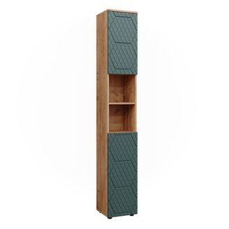 Vicco Armario De Ba&ntilde;o Irma, Roble Dorado, 30 X 192 Cm
