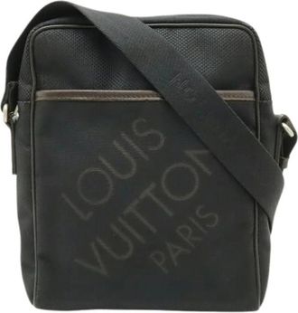 Louis Vuitton Pre-owned Cross Body Bags, female, Black, Size: ONE SIZE Pre-owned Damier Geant Shoulder Bag