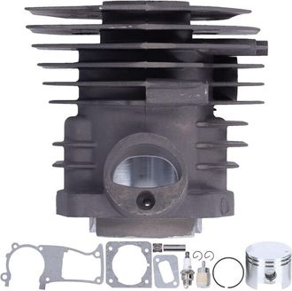 OEM Kit De Cilindro, Conjunto De Cilindro De Motor De Motosierra De 44 Mm Con Kit De 5 Piezas: Pist&oacute;n, Junta De Buj&iacute;a, Cojinete, Filtro Para Motosierra Hu