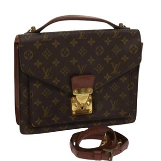 Louis Vuitton Pre-owned Handbags, female, Brown, Size: ONE SIZE Pre-owned Vintage Monogram Hand Bag