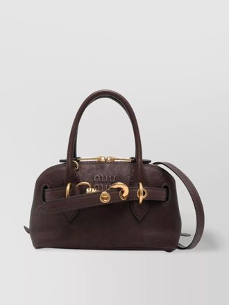 Miu Miu matelass&eacute; mini lamb leather shoulder bag