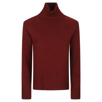 Max Mara Jersey de cuello alto Mantova - Knitwear - Mujer - Rojo - XS