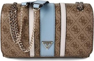 Guess Noelle II Convertible Xbody Flap - Dames - Schoudertassen - Veelkleurig - ONE Size - Katoen - Tassen