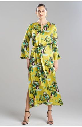 Natori Bali Caftan in Chartreuse at Nordstrom, Size Medium