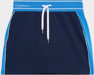 Casablanca Striped Knit Mini Skirt