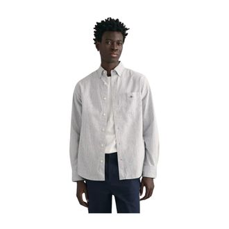 GANT Camicia Oxford a Righe - - Shirts - Uomo - Blu - L