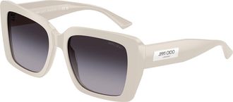 Jimmy Choo London JC5042 50088G Womens Sunglasses White Size 54