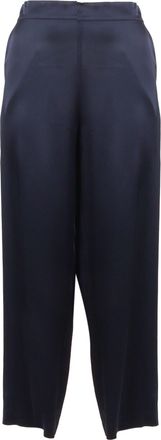 Clips High Waisted Silky Straight-Leg Pants