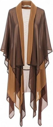 Alberta Ferretti Silk chiffon dust coat Woman M