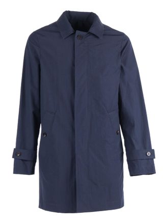 Camplin Concealed Button Mid Length Jacket