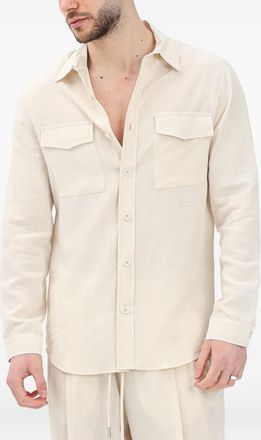 Yes London Camicia con tasche - Toni neutri