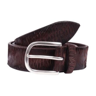 Orciani Belts, female, Brown, Size: 110 CM Blade Leather Belt
