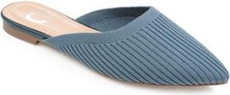 Journee Collection Aniee Knit Mule in Blue at Nordstrom Rack, Size 9.5