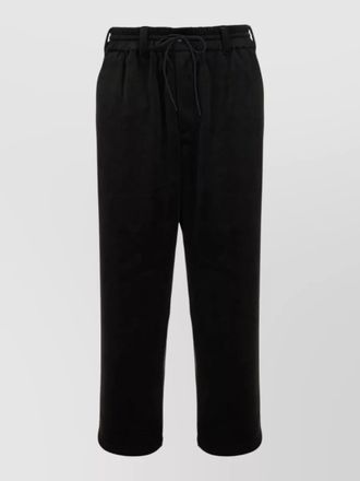 Yohji Yamamoto velvet shorts tailored style side pockets