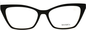Max & Co. MO5001 Cat Eye Acetate Eyeglasses - Black